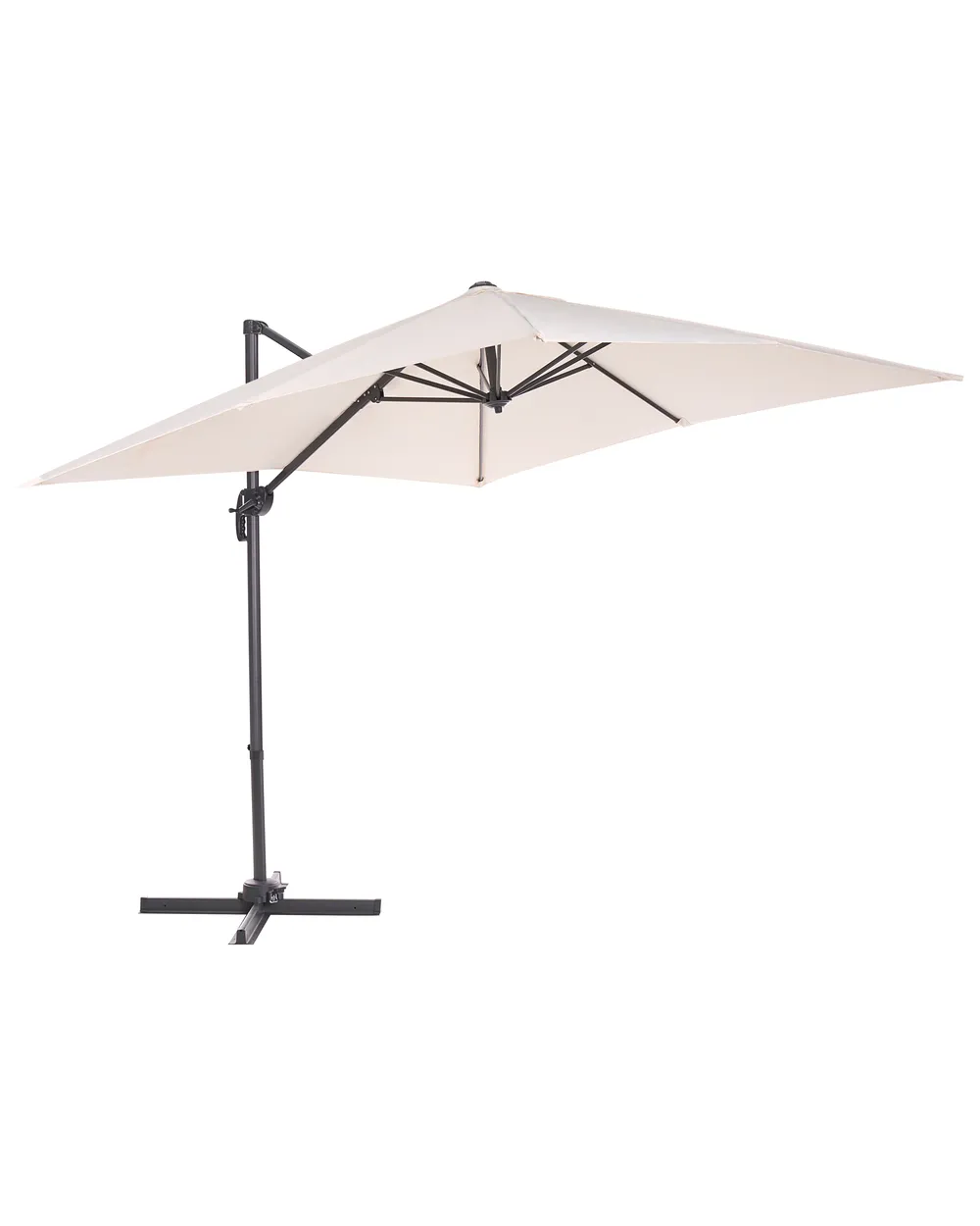 Cantilever Parasol 238 cm MONZA Light Beige_1102724