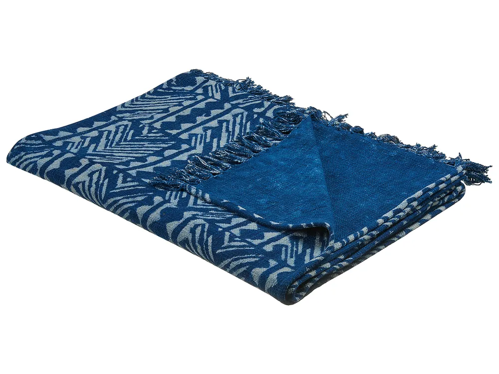 Blanket SHIVPURI Cotton 130 x 180 cm Blue