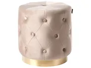 Sittpuff CARROLLTON Sammet Beige_995939