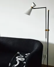 Sofa 2 Seater LOEN Boucle Black_949368