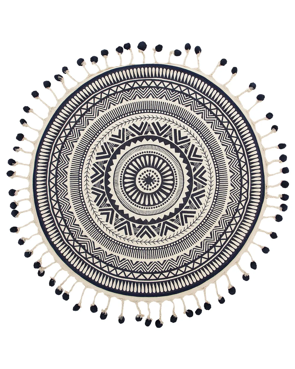 Rug TATVAN Blue ø 120 cm Cotton