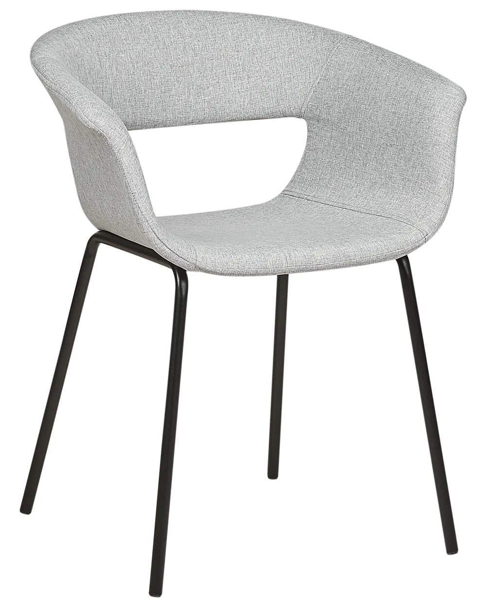 Set med 2 matstolar ELMA Ljusgrå_1032200