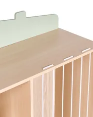 Hyllykkö 3 tasoa LACKEY 105 cm Vaaleanruskea_1088093