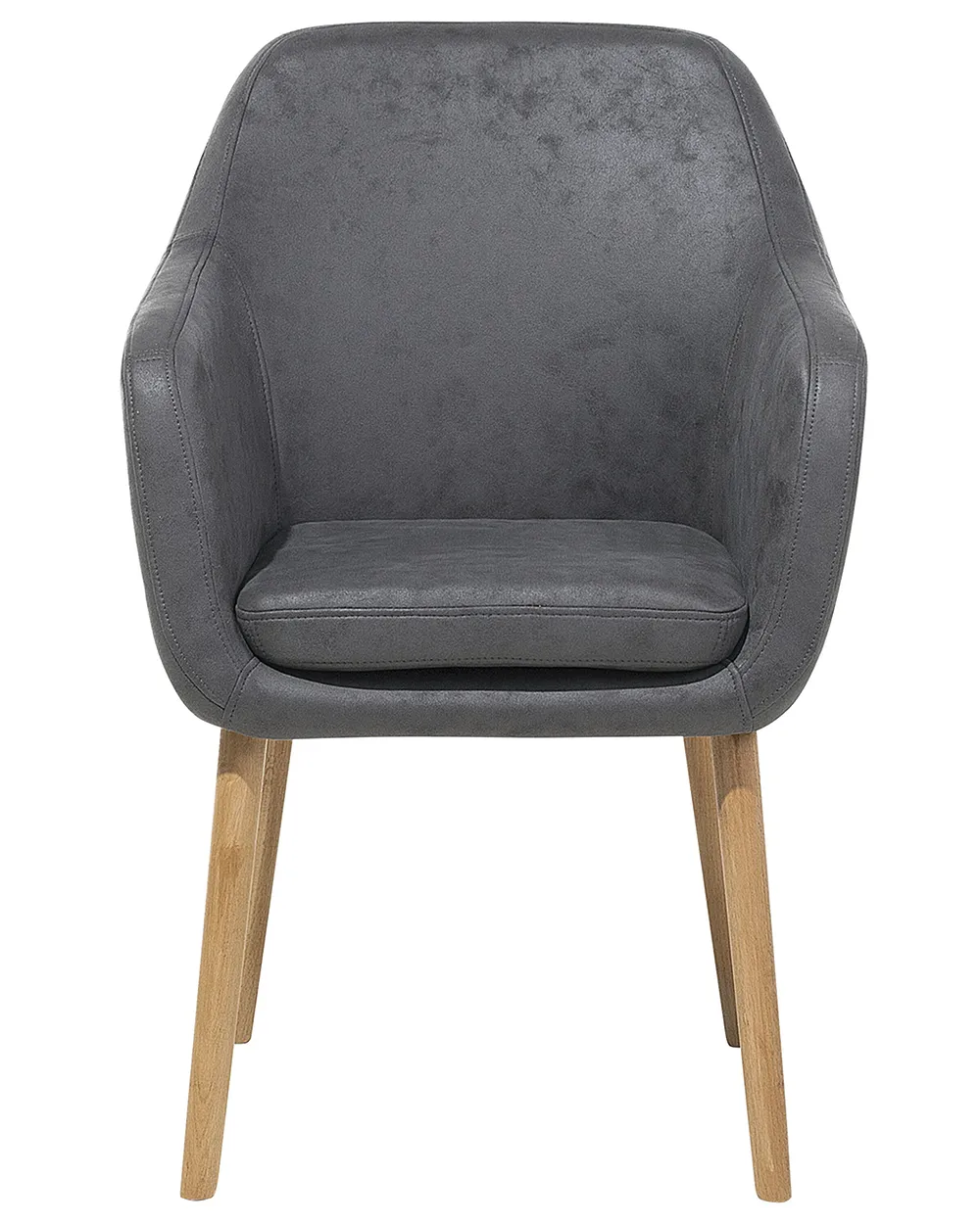 Dining Chair YORKVILLE Faux Leather Grey_693066
