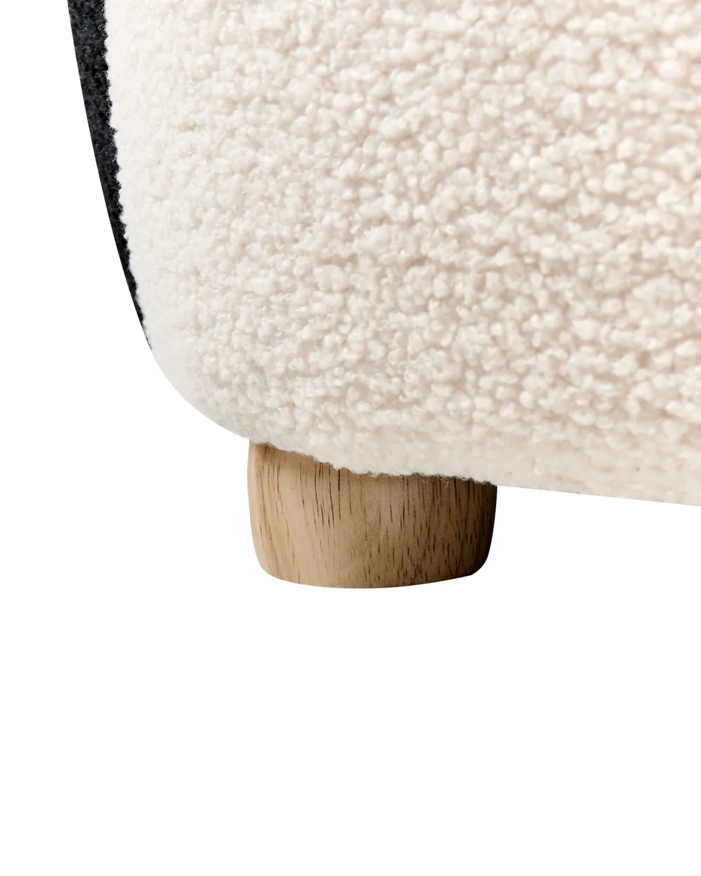 Kids Armchair Penguin FYN Boucle Black_975740