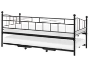 Daybed Metal LOUANNEC 90 x 200 cm (EU Single) Extendable Black_1115546