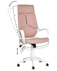 Office Chair DELIGHT Peach Pink_1073843