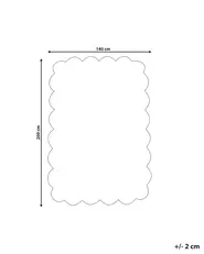 Barnmatta SAREKI Beige 140 x 200 cm Bomull_906834