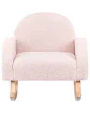 Gungstol för barn HUG Bouclé Pastellrosa_989329