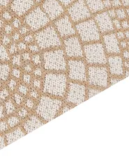 Rug ARIBA White Beige 200 x 300 cm Jute_852826
