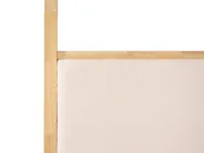 Four Poster Bed Wood HAILLICOURT 180 x 200 cm (EU Super King) Light Brown_1037206