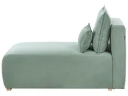 Modular Corner Sofa NERBO Fabric Light Green Left Hand_1035360
