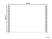 Pläd CHAOHANI 200 x 220 cm Beige_908253