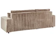 Corner Sofa Bed 3 Seater ABACKA with Storage Corduroy Light Brown Right Hand_960010
