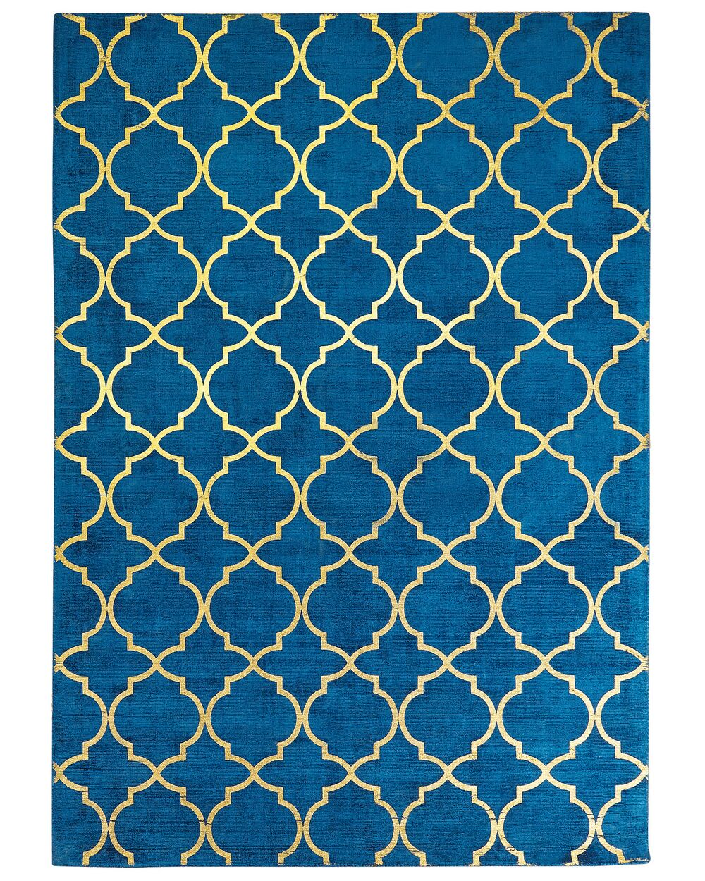 Rug YELKI Blue 160 x 230 cm Viscose