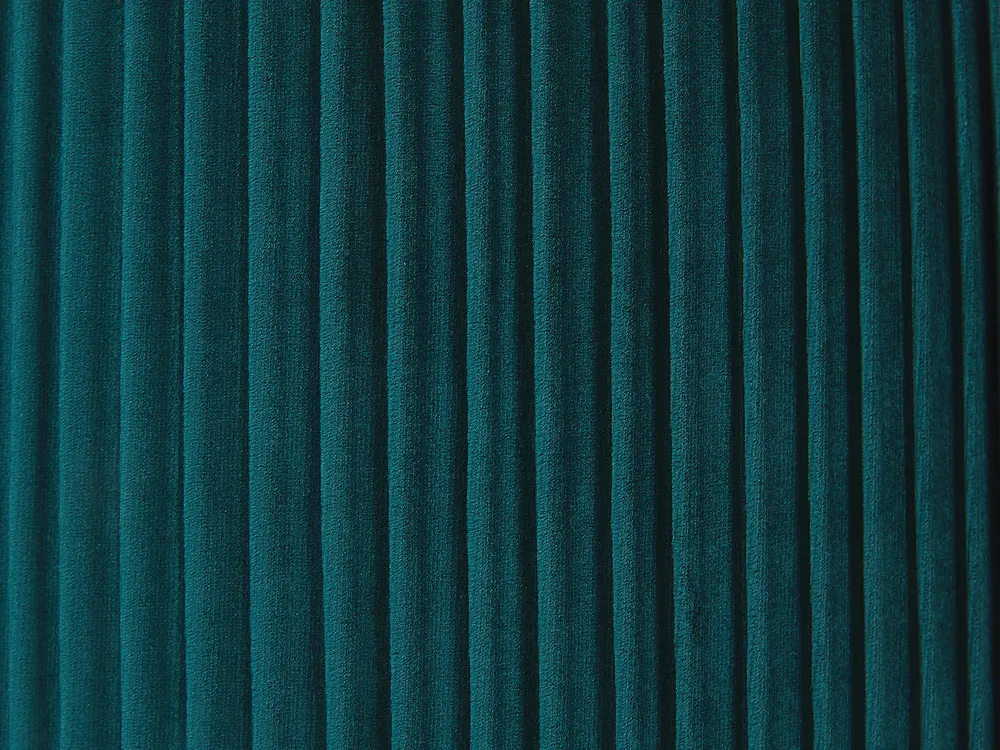 Set of 2 Storage Pouffes MIRAMAR Velvet Teal_772692