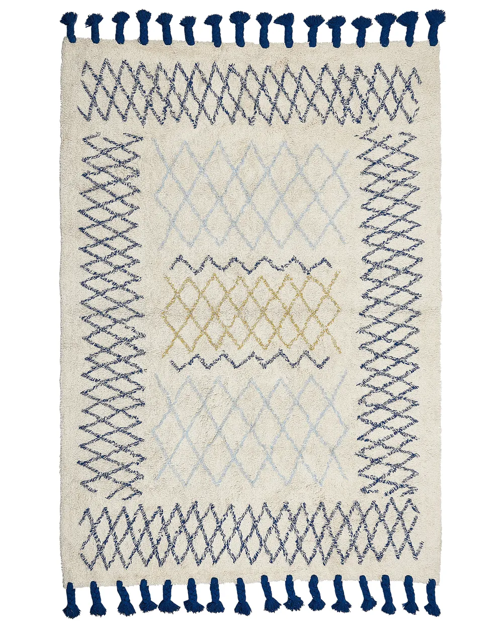 Rug ERZINCAN Beige 160 x 230 cm Cotton