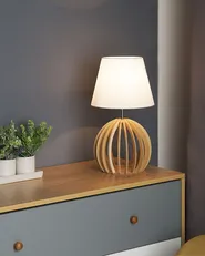 Table Lamp SAMO Brown/ White_695008