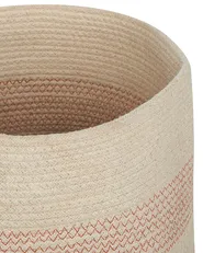 Set of 2 Baskets SILOPI Cotton Light Beige_840172