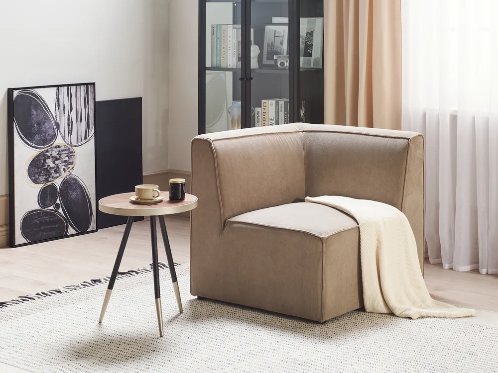 Corner Seat LEMVIG Corduroy Taupe