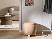 Storage Pouffe ANNABELLA Boucle Light Brown_1032718