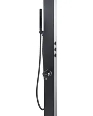 Freestanding Outdoor Shower PARRILLAR Black_1078942