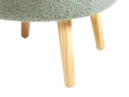 Storage Stool OKATON Boucle Green_949052