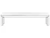Bench Seat Pad Cushion MONSANO 168 x 35 cm Off-White