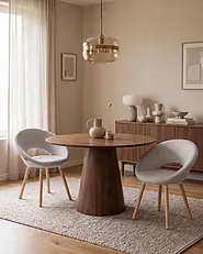 Set med 2 matstolar ROSLYN Ljusgrå_1151184