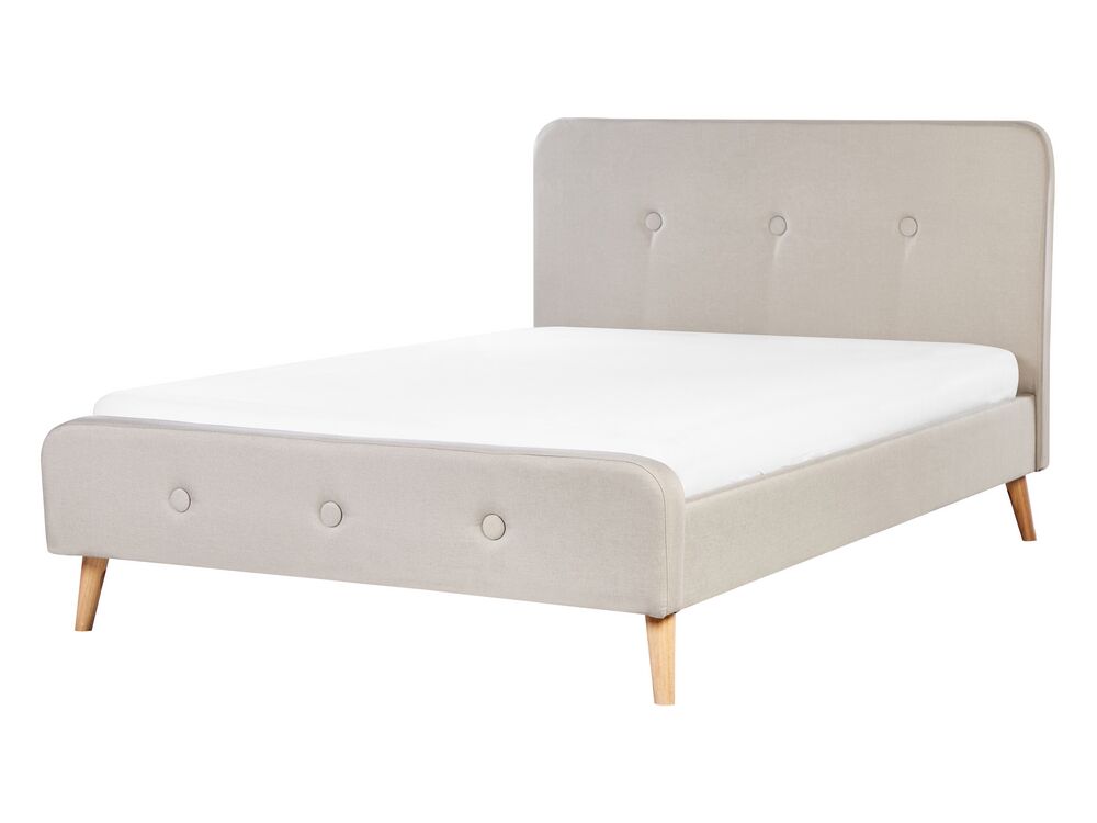 Seng RENNES 140 x 200 cm Lys beige
