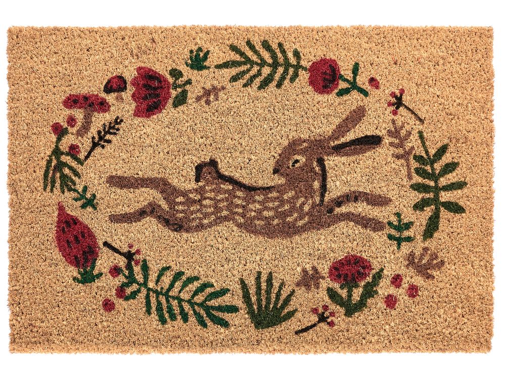 Dørmatte ANGONO Naturlig 60 x 90 cm Hare Kokosfiber
