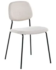 Set med 4 matstolar RILEY Ljusbeige_1042178