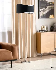 Floor Lamp CALVILLO Metal Silver_906183