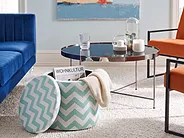 Storage Pouffe TUNICA Cotton Mint Green_1154930