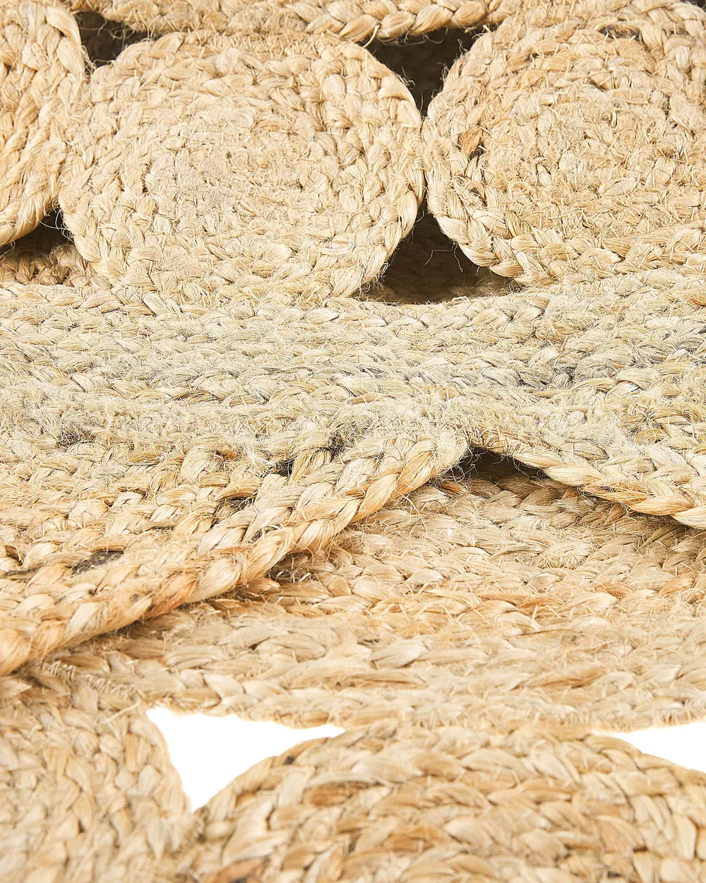 Rug ARABAN Beige ø 120 cm Jute_790983