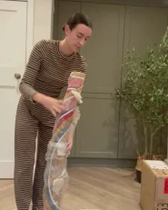 Barnmatta ZANAVI Flerfärgad ø 120 cm Jute_1036319
