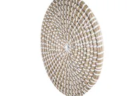 Set med 3 hängande dekorationer CANTHO Sjögräs 40/35/20 cm Svart_885634