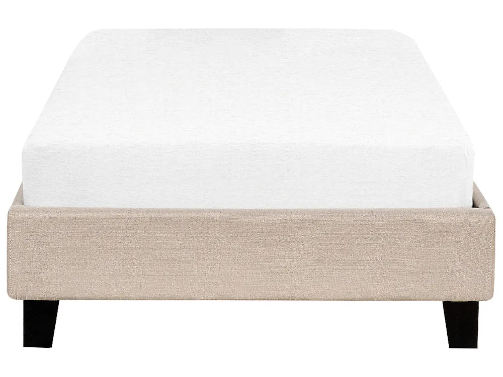 Säng utan huvudgavel ROANNE 90 x 200 cm Beige_721494