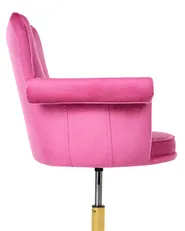 Desk Chair VELENCIA Velvet Fuchsia Pink_1062252