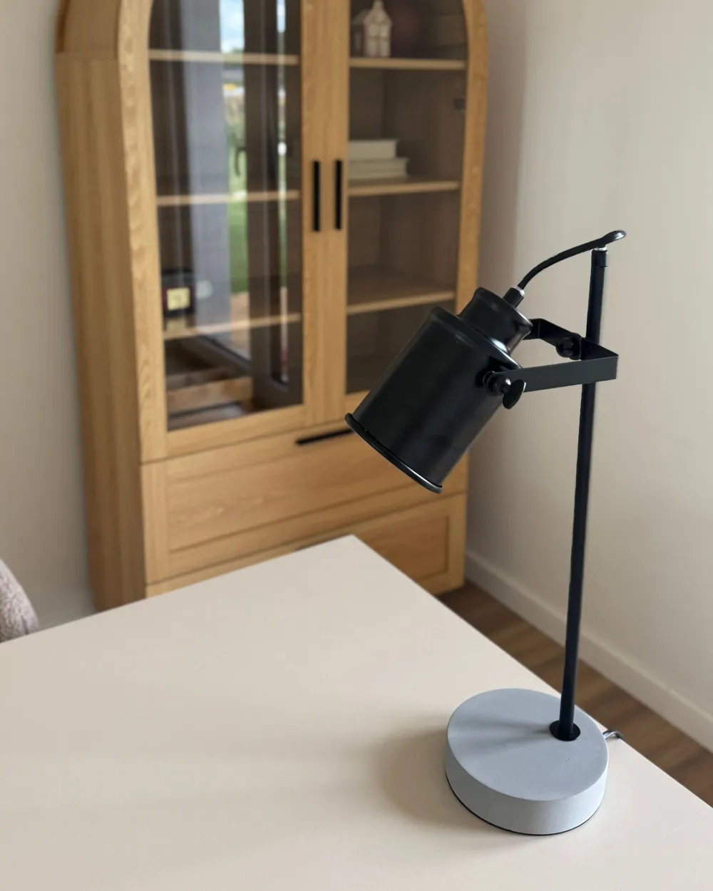 Skrivbordslampa MUNDAKA Justerbar Metall Svart_1174114