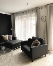 Armchair SAVALEN Leather Black_982307