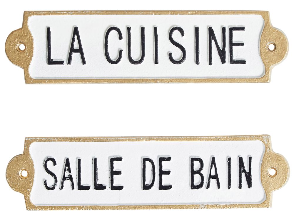 Wall Decor ISERE 6 cm White