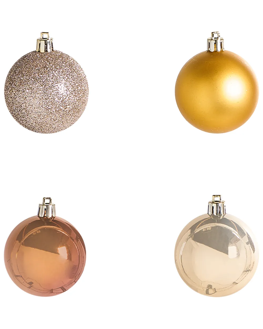 Set med 48 julgranskulor KOLIMA Guld_1024281