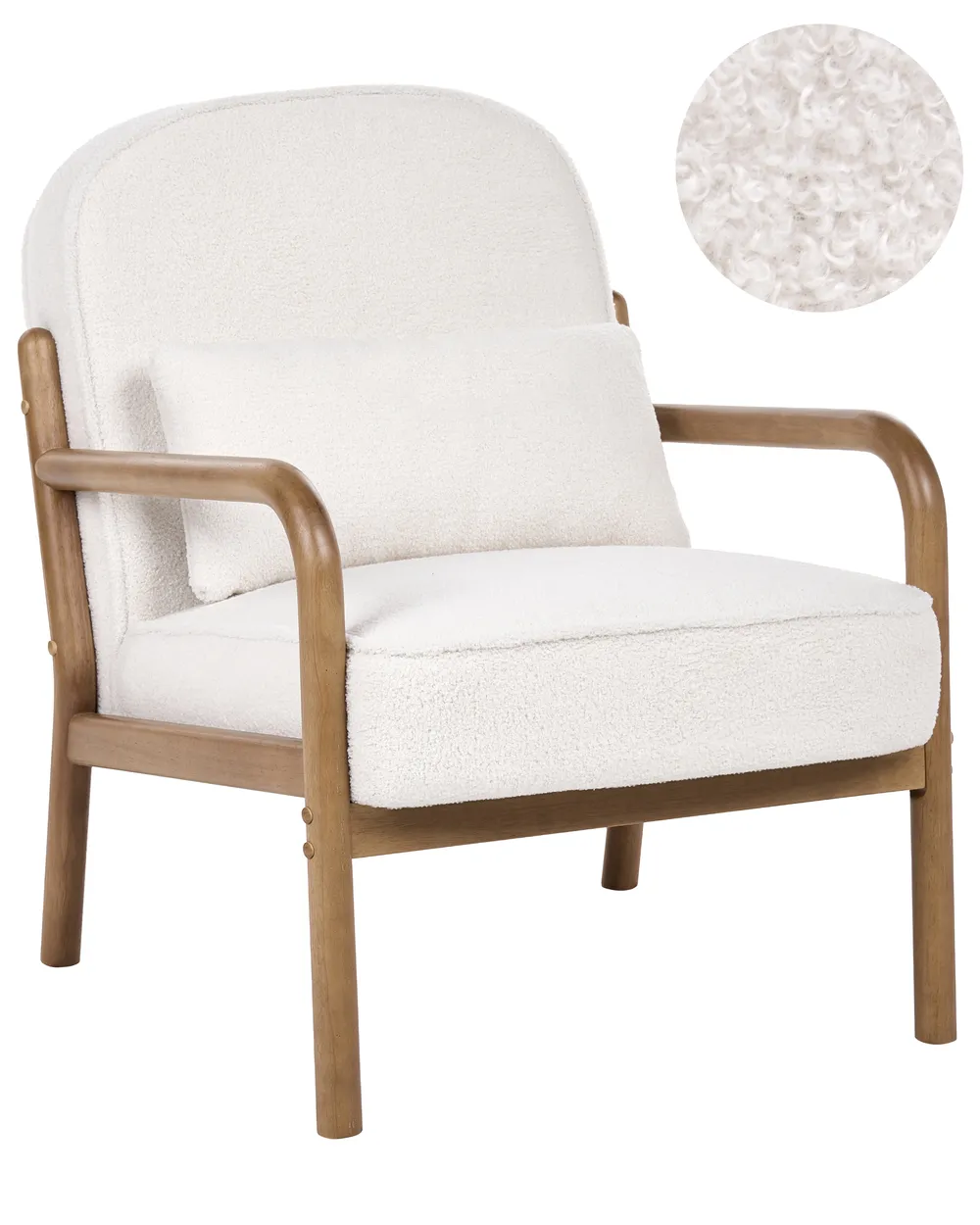 Armchair SELDE Boucle Off-White