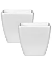 Set med 2 växtkrukor ASTRAS 50 cm Silver_860164