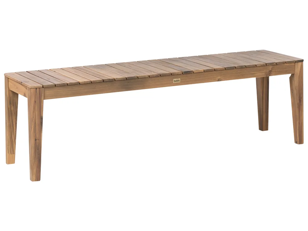 Garden Bench CHIOGGIA 155 cm Certified Acacia Wood Light Brown