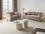 Soffgrupp 5-sits SKIEN Sammet Taupe_1034475