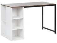 Skrivbord DESE 120 cm 60 cm Brun/ Vit_791162