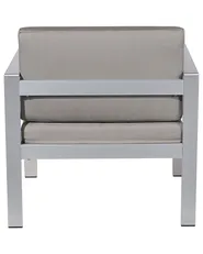 Garden Armchair SALERNO Metal Dark Grey_679444