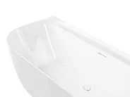 Back to Wall Bathtub TAUCA 1700 x 800 mm White_1164733